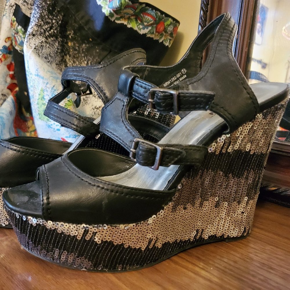 Platform Wedge Heels